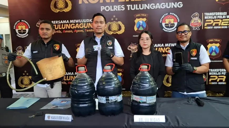 Polres Tulungagung Ungkap Penyalahgunaan BBM Subsidi Pertalite, Satu Pelaku Diamankan