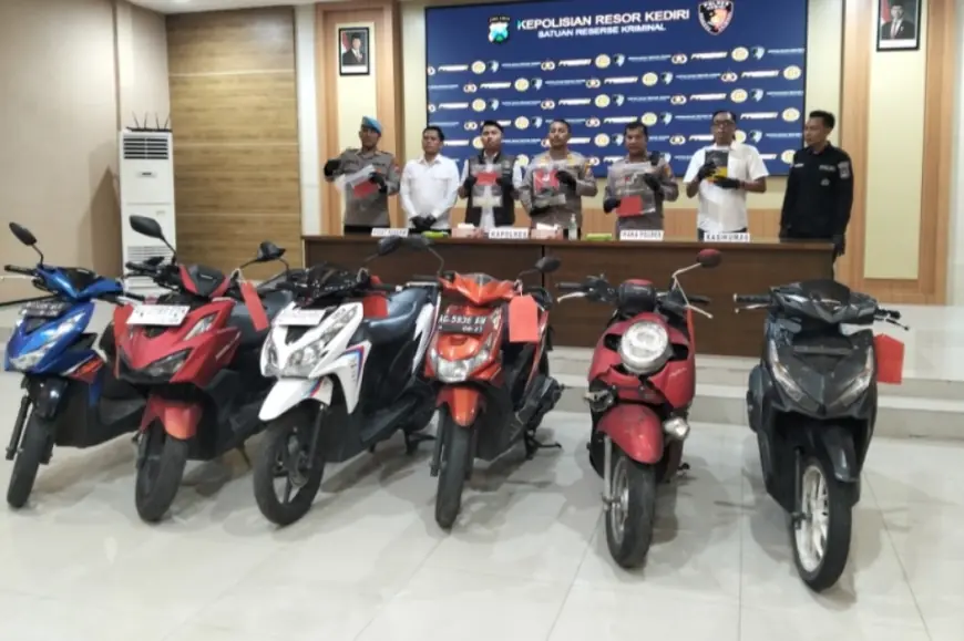 Mulai Pembalakan Liar, Penyalahgunaan BBM Subsidi dan Curanmor, Polres Kediri Amankan 7 Tersangka