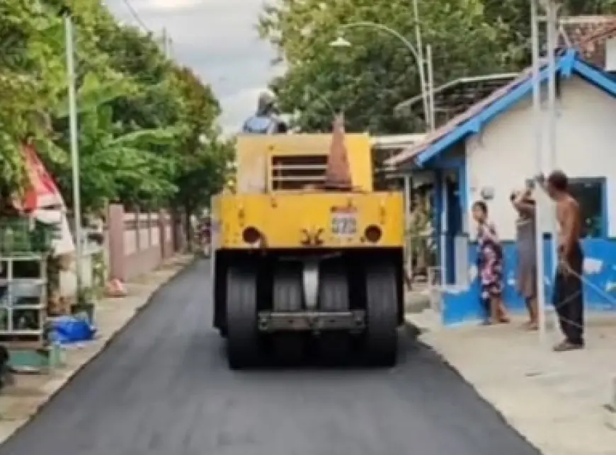 Gunakan Teknologi Beton dan Hotmix, Dinas PUPR Jombang Bangun Infrastruktur Jangka Panjang