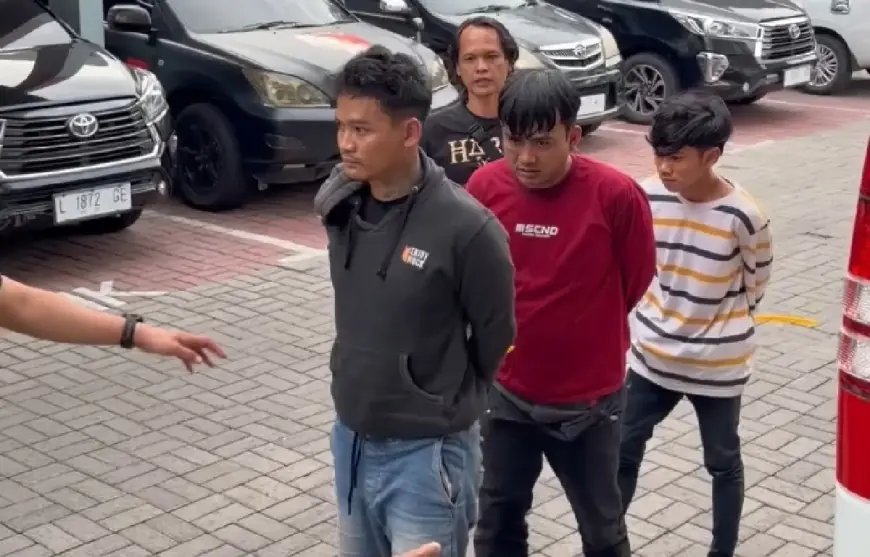 Tiga Penipu Modus Dapur MBG Diringkus Polres Gresik