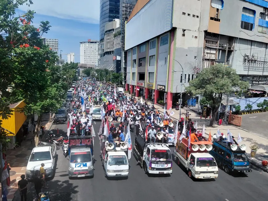 6.000 Buruh Longmarch ke Kantor Gubernur Jatim, Warga Diimbau Hindari Jalur Aksi May Day Besok