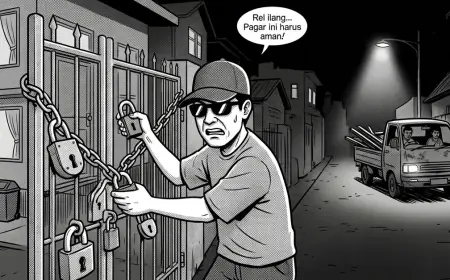 Besi Rel Kereta Saja Dicuri, Warga Mulai Khawatir dengan Pagar Rumah Sendiri