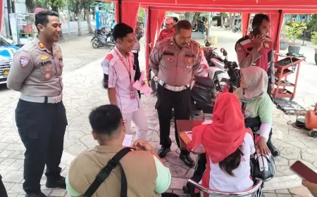 Polres Probolinggo Hadirkan Servis Gratis dan Samsat Keliling di May Day 2026, Pererat Sinergi dengan Buruh