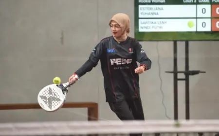 Masih Olahraga Baru, Mbak Wali Ungkap Tantangan Padel di Kota Kediri
