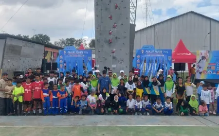 Ratusan Pelajar Ikuti Kejuaraan Panjat Tebing Piala Wali Kota Probolinggo