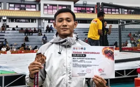 Pagar Nusa UIN KHAS Jember Raih Perunggu di Kejurprov IBCA MMA Piala Walikota Surabaya