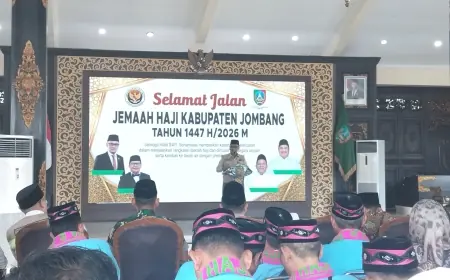 Bertandang di Jombang Menteri Haji RI, Mochamad Irfan Yusuf: 50 Persen Jamaah Haji 2026 Sudah Berangkat ke Tanah Suci