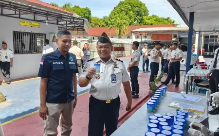 Lapas Kelas IIB Blitar Gelar Razia Kamar Hunian dan Tes Urine Massal