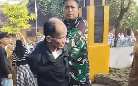Aksi Heroik Babinsa di Pasuruan Gagalkan Aksi Pencurian Motor di Depan Sekolah