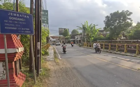 Jembatan Gondang Tulungagung Dibongkar Total, Akses Ditutup 7 Bulan Mulai 25 Mei 2026