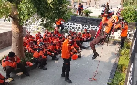 Anggota Brigade Penolong Pramuka Kota Kediri Ikuti Diklat, Perkuat Peran Sosial dan Tanggap Bencana
