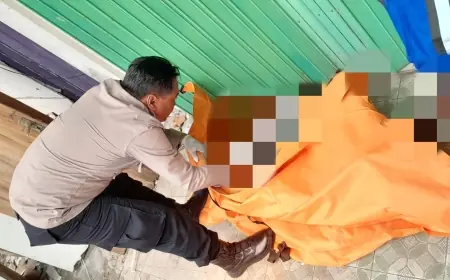 Mayat Tanpa Identitas Ditemukan Tergeletak di Area Ruko Malang