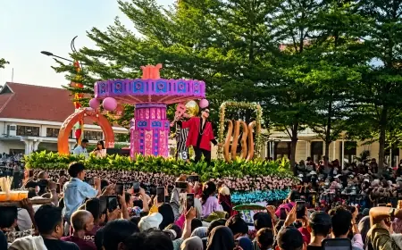 Surabaya Vaganza 2026 Sulap Kawasan Heritage Jadi Festival Cahaya, Simak Rute dan Titik Parkirnya
