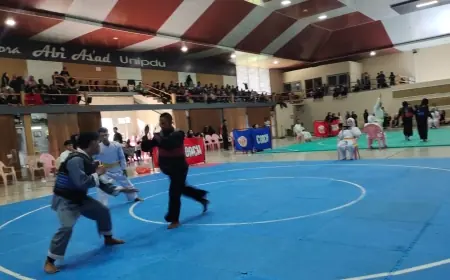 Unipdu Jombang Lestarikan Pencak Silat Melalui Kejuaraan yang Melibatkan Ratusan Atlet
