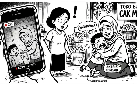 Nominasi Aktris Terbaik: Ibu yang 'Cubit-Cubit Sayang' Tertangkap Kamera