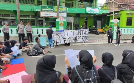 Mahasiswa UNU Blitar Ancam Boikot Kuliah, Tuntut Dosen Terduga Pelaku Pelecehan Dipecat
