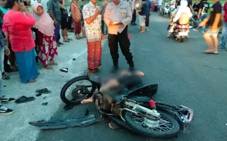 Dua Remaja Terlibat Tabrakan Motor di Bandung Tulungagung, Satu Korban Kritis