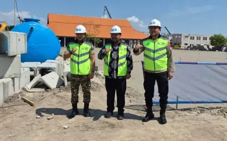 Tinjau Pembangunan Sekolah Rakyat, Bupati Gresik Siapkan Infrastruktur Sarana Pendukung Jalan Hingga Air Bersih