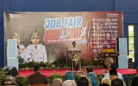 Gandeng 51 Perusahaan, Disnaker Nganjuk Sukses Gelar Bursa Kerja, Launching Job Fair hingga Peluang Magang Luar Negeri