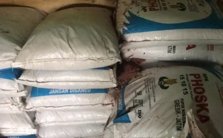 Polisi Tulungagung Bongkar Praktik Dugaan Perdagangan Pupuk Ilegal, Kandungan Tak Sesuai Standar