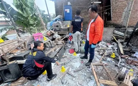 Ledakan Petasan Renggut Satu Nyawa  di Kepanjen, Polisi Telusuri Pemasok Bubuk Petasan