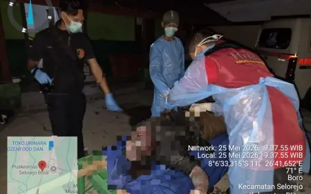 Polres Blitar Dalami Penemuan Pria Tewas di Bawah Jembatan Selorejo