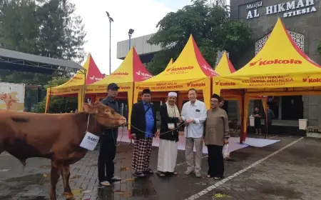 Kurban 5 Sapi, Iduladha 1447 H Jadi Momen STIESIA Surabaya Perkuat Solidaritas dengan Warga Sekitar