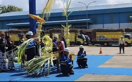 Sarat Makna, Tradisi Manten Tebu Buka Musim Giling 2026 di Pabrik Gula RMI Blitar