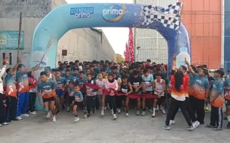 620 Pelari dari Berbagai Daerah Ramaikan Luwes Run 5K di Nganjuk