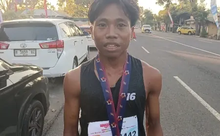 Dhimas, Pelari Asal Probolinggo Dinobatkan Jadi yang Tercepat di Luwes Run 5K