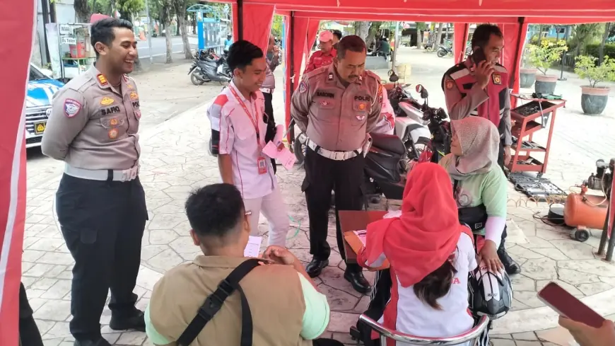 Polres Probolinggo Hadirkan Servis Gratis dan Samsat Keliling di May Day 2026, Pererat Sinergi dengan Buruh