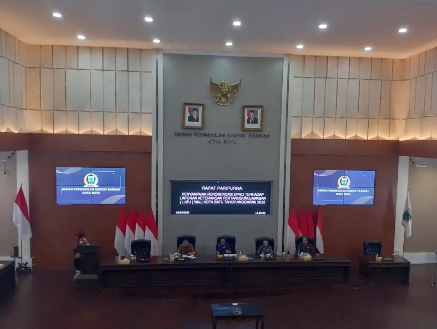 DPRD Kota Batu Terima LKPJ 2025, DPRD Soroti Kelemahan Perencanaan hingga SiLPA