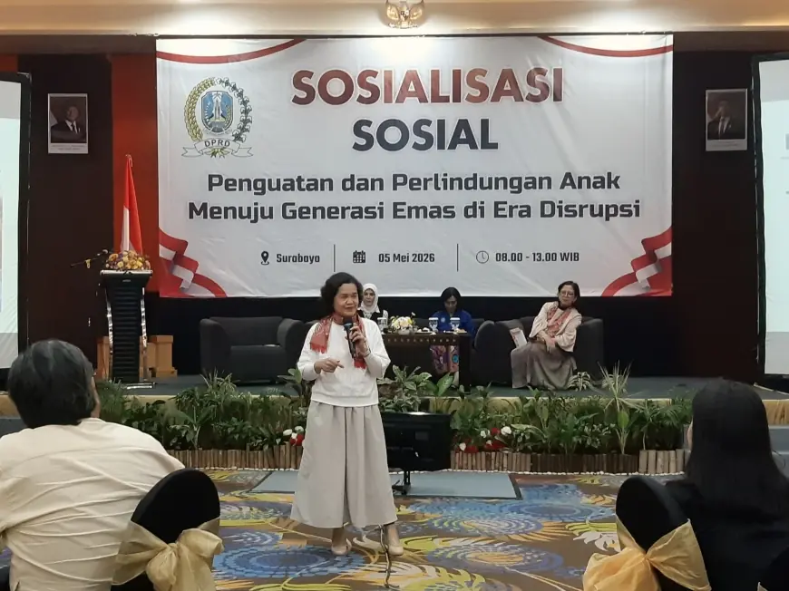 Gelar Sosialisasi Sosial, DPRD Jatim dan YKAI Perkuat Kesadaran Publik Lindungi Anak di Era Disrupsi