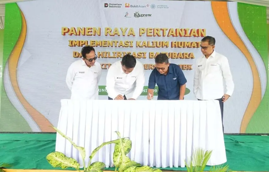 Asa Hilirisasi Kalium Humat PTBA untuk Kedaulatan Pangan