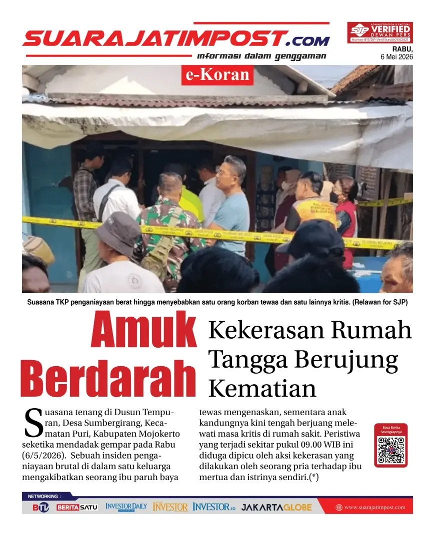 e-Koran, Edisi Rabu, 6 Mei 2026