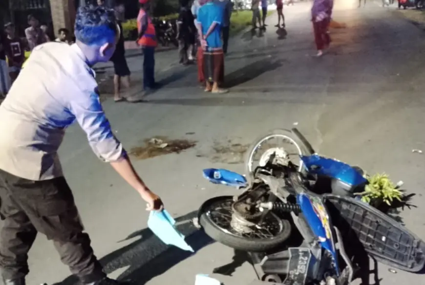 Tabrakan Maut di Jalan Raya Sembung Jombang, Pemotor Tewas