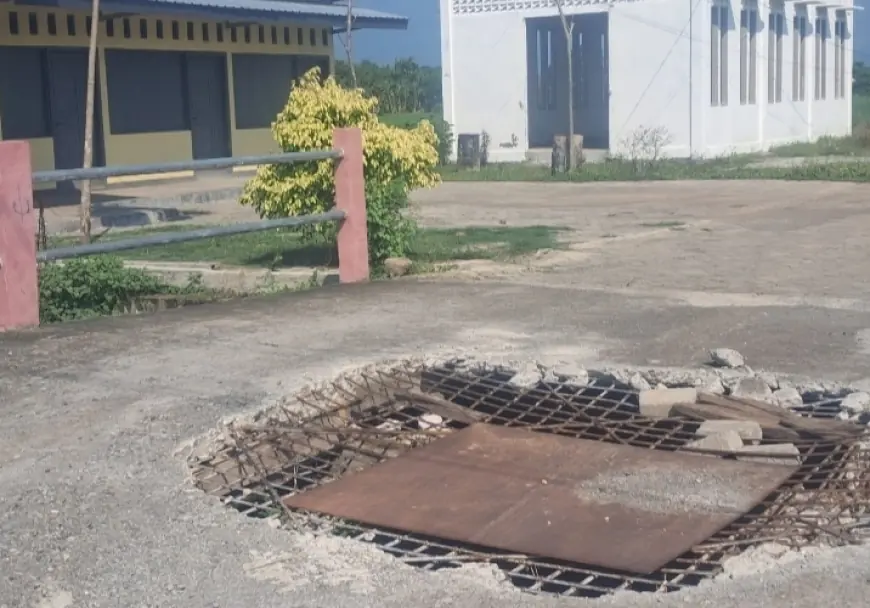 Jembatan di Desa Bandung Nganjuk Rusak Parah, Pemdes Sebut Akibat Kendaraan Berat Proyek KDMP
