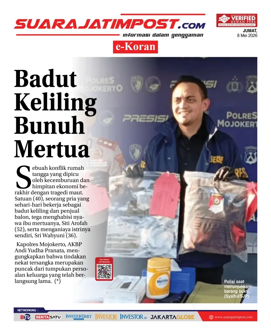 e-Koran, Edisi Jumat, 8 Mei 2026
