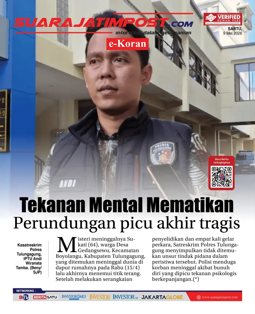e-Koran, Edisi Sabtu, 9 Mei 2026