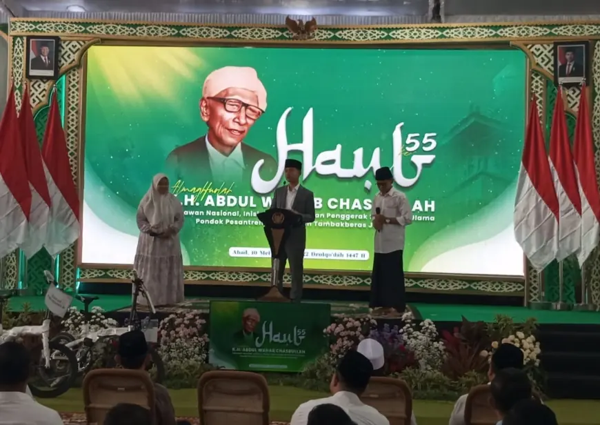 Kunjungi Ponpes Bahrul Ulum Jombang, Wapres Gibran Ajak Santri Meneladani Sosok KH Abdul Wahab Chasbullah