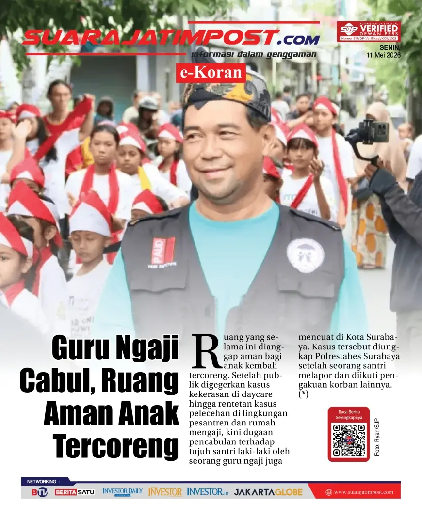 e-Koran, Edisi Senin, 11 Mei 2026