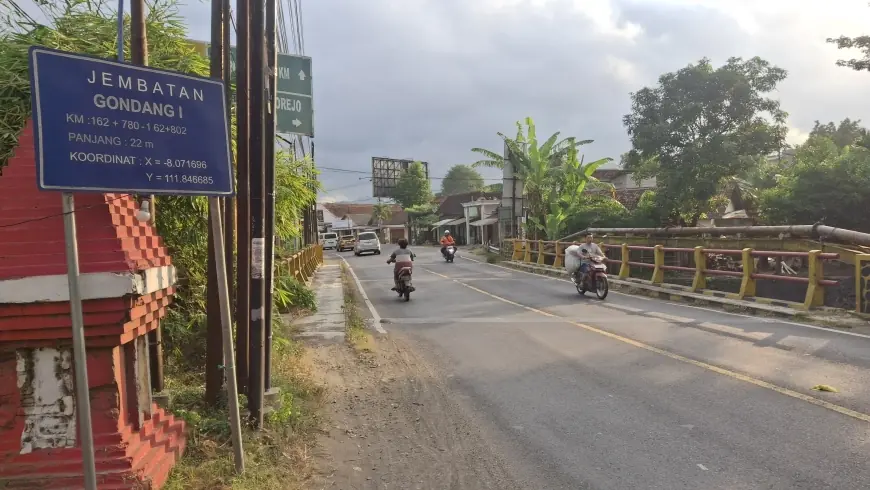 Jembatan Gondang Tulungagung Dibongkar Total, Akses Ditutup 7 Bulan Mulai 25 Mei 2026