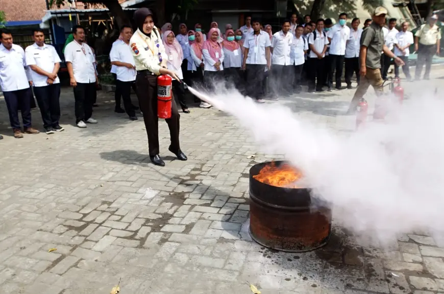 RSUD Dr Iskak Tulungagung Tingkatkan Kesiapsiagaan Lewat Simulasi Gempa dan Kebakaran