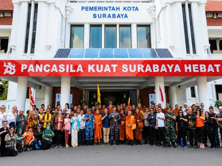 Rombongan Indonesia Walk for Peace 2026 Tiba di Surabaya, Bawa Misi Perdamaian dan Inspirasi Toleransi bagi Generasi Muda