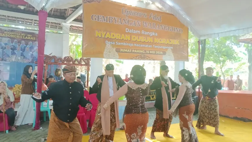 Nyadran Swadaya di Ngrajek Nganjuk, Warga Patungan Demi Menjaga Tradisi Gembyangan Waranggono