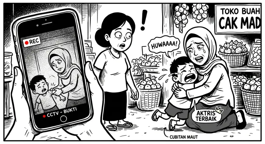 Nominasi Aktris Terbaik: Ibu yang 'Cubit-Cubit Sayang' Tertangkap Kamera