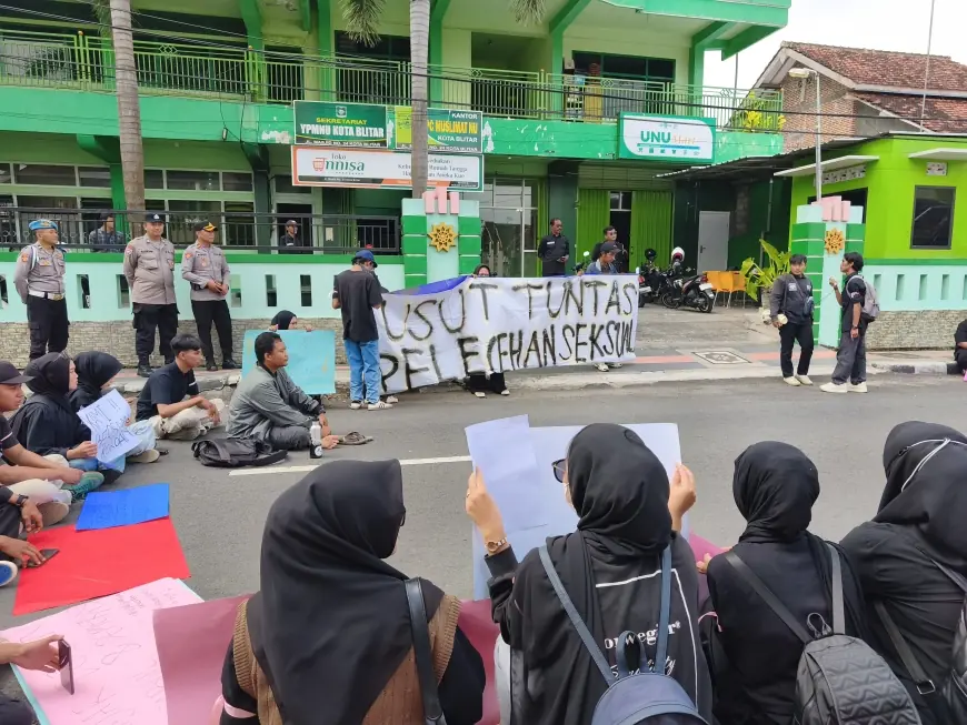 Mahasiswa UNU Blitar Ancam Boikot Kuliah, Tuntut Dosen Terduga Pelaku Pelecehan Dipecat