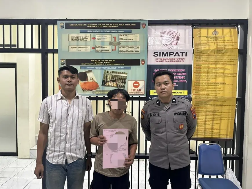 Modus Ajak Mabuk Penjaga, Pria di Tulungagung Gasak Barang Kantor Disbudpar