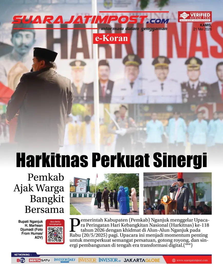 e-Koran, Edisi Kamis, 21 Mei 2026