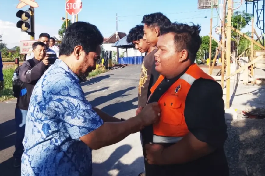 Fasilitas Perlintasan KA Jambean Rampung, BTP Surabaya Minta Warga Tetap Waspada